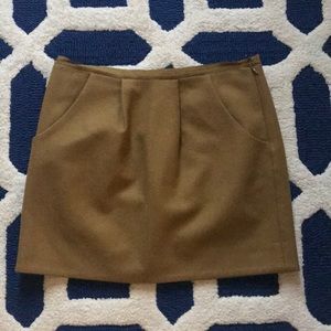 J.Crew Mustard yellow skirt